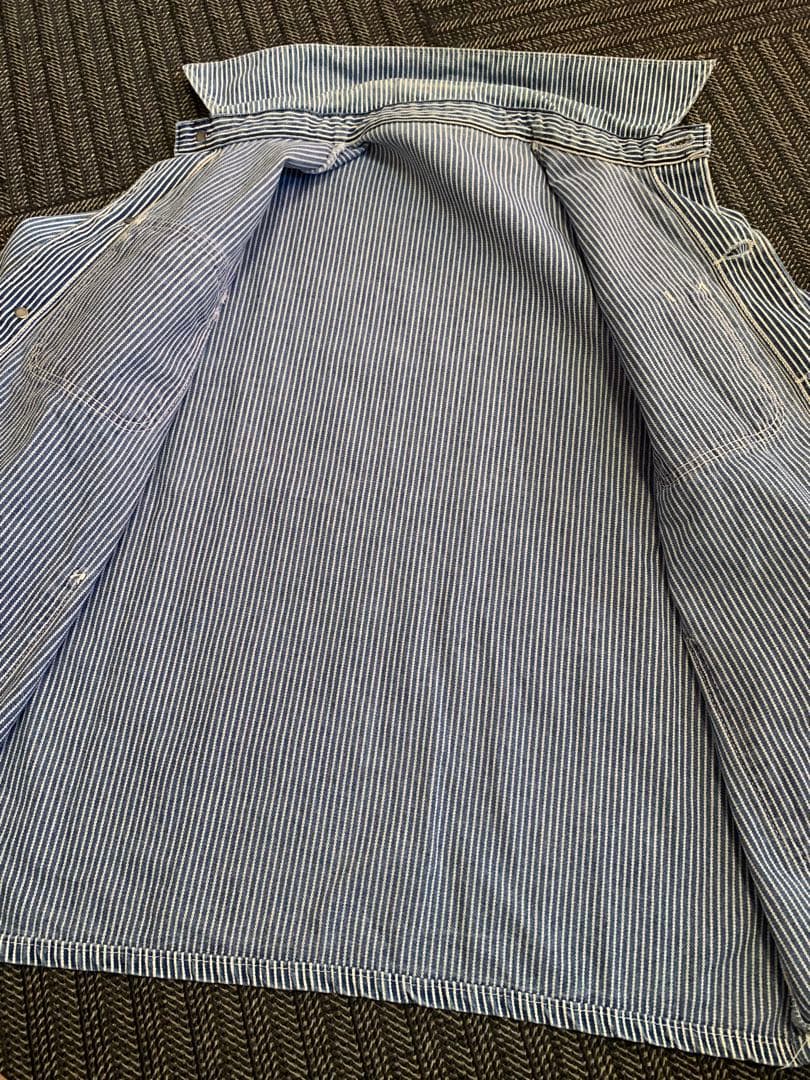 90s POINTER ポインター ヒッコリー カバーオール S USA製