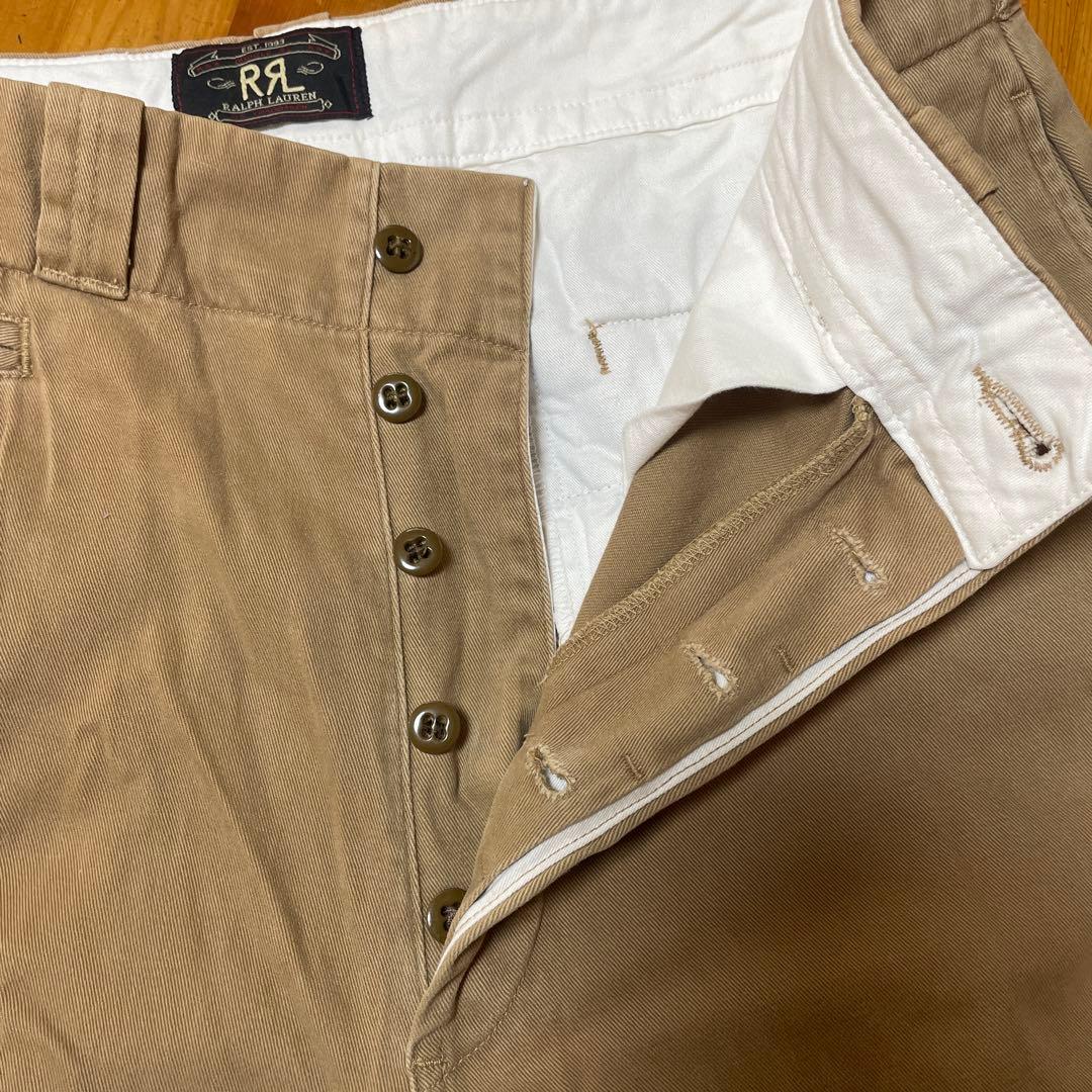 ヴィンテージ.デッド　90s三つ星タグ　RRLコットンチノパンUSA製　W31