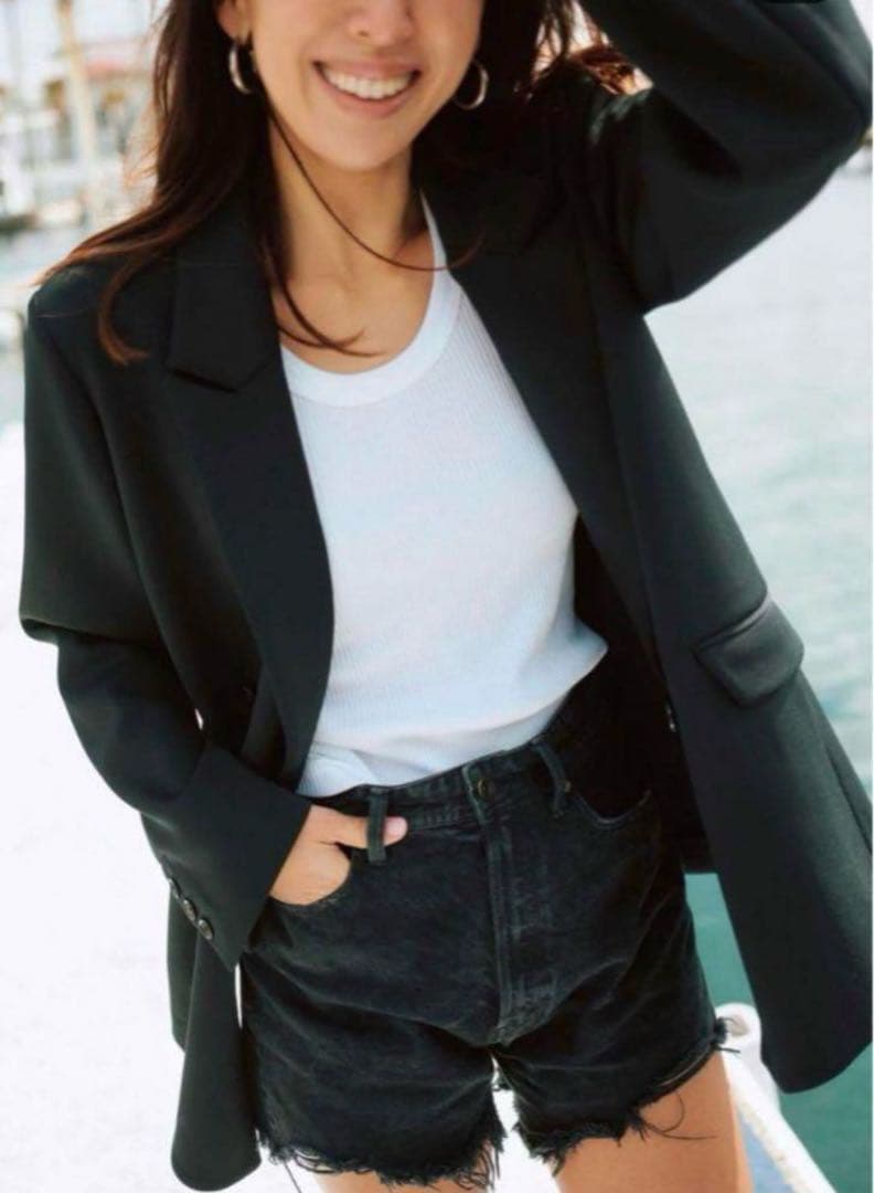 yanuk ヤヌーク ショートパンツ sunny サニー 野沢和香 ブラック L