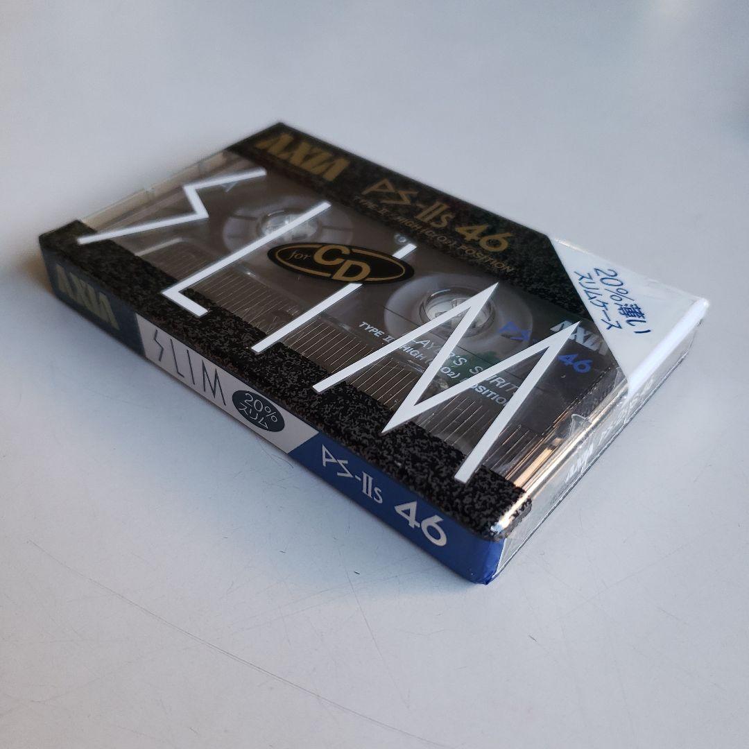 ■未開封■カセットテープ■AXIA■PS-Ⅱs46分■slim■ハイポジション■