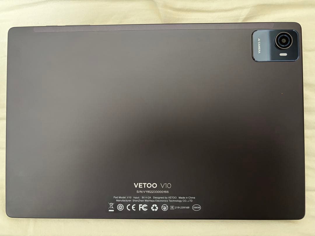 【美品】VETOO V10 Max タブレット SIMフリー 10.5　オマケ付