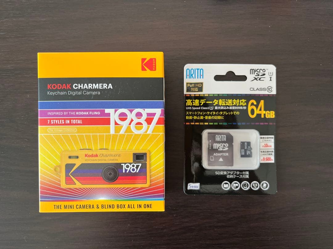 64GB microSDカード付きKodak Charmera