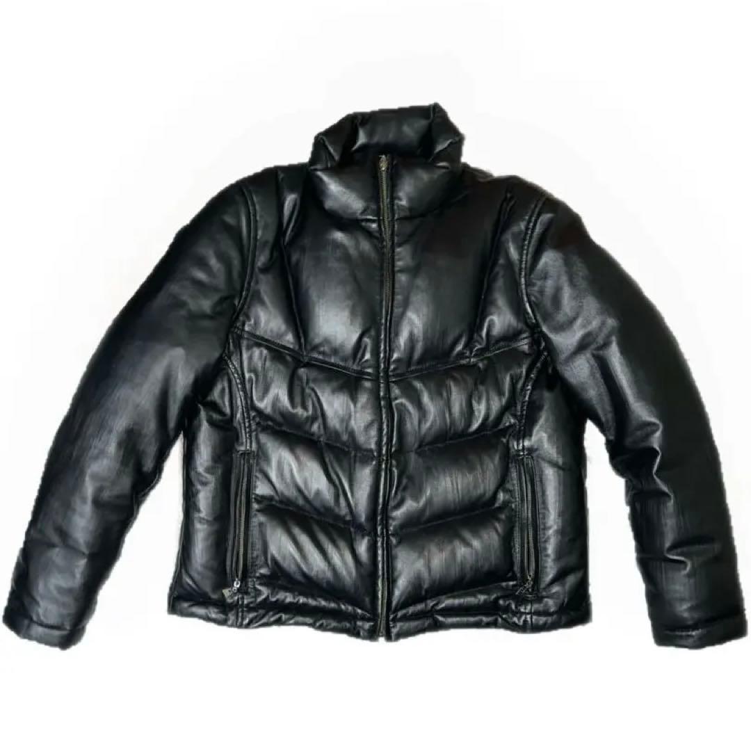 ジャケット・アウター BALMAIN Paris leather down jacket