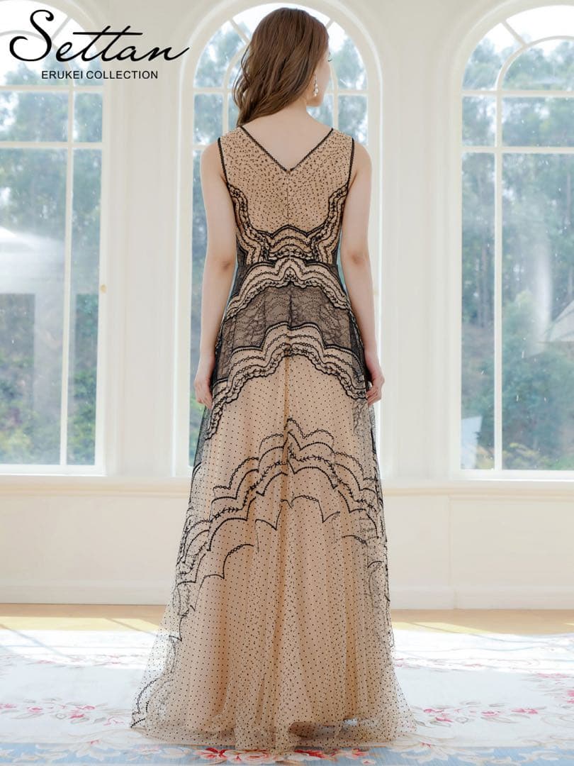 極美品 新作 ERUKEI エルケ ロング ドレス settan セッタン