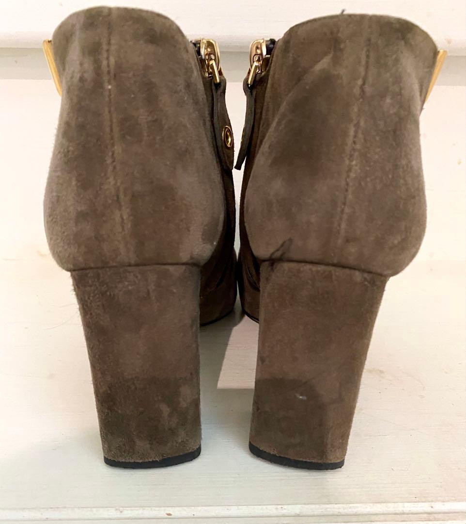 ヴィトンショートブーツ　ハートブレーカーライン　スエード