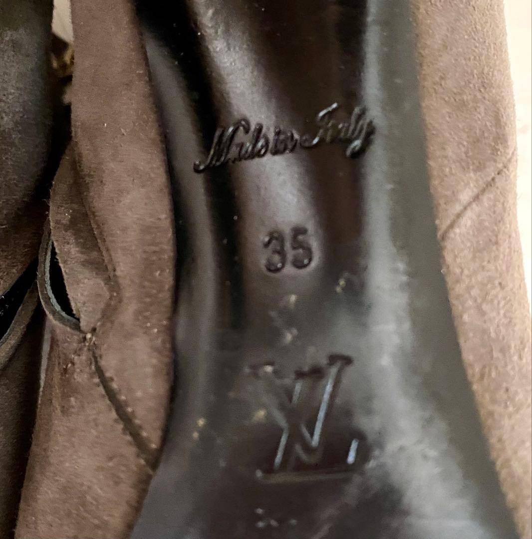 ヴィトンショートブーツ　ハートブレーカーライン　スエード