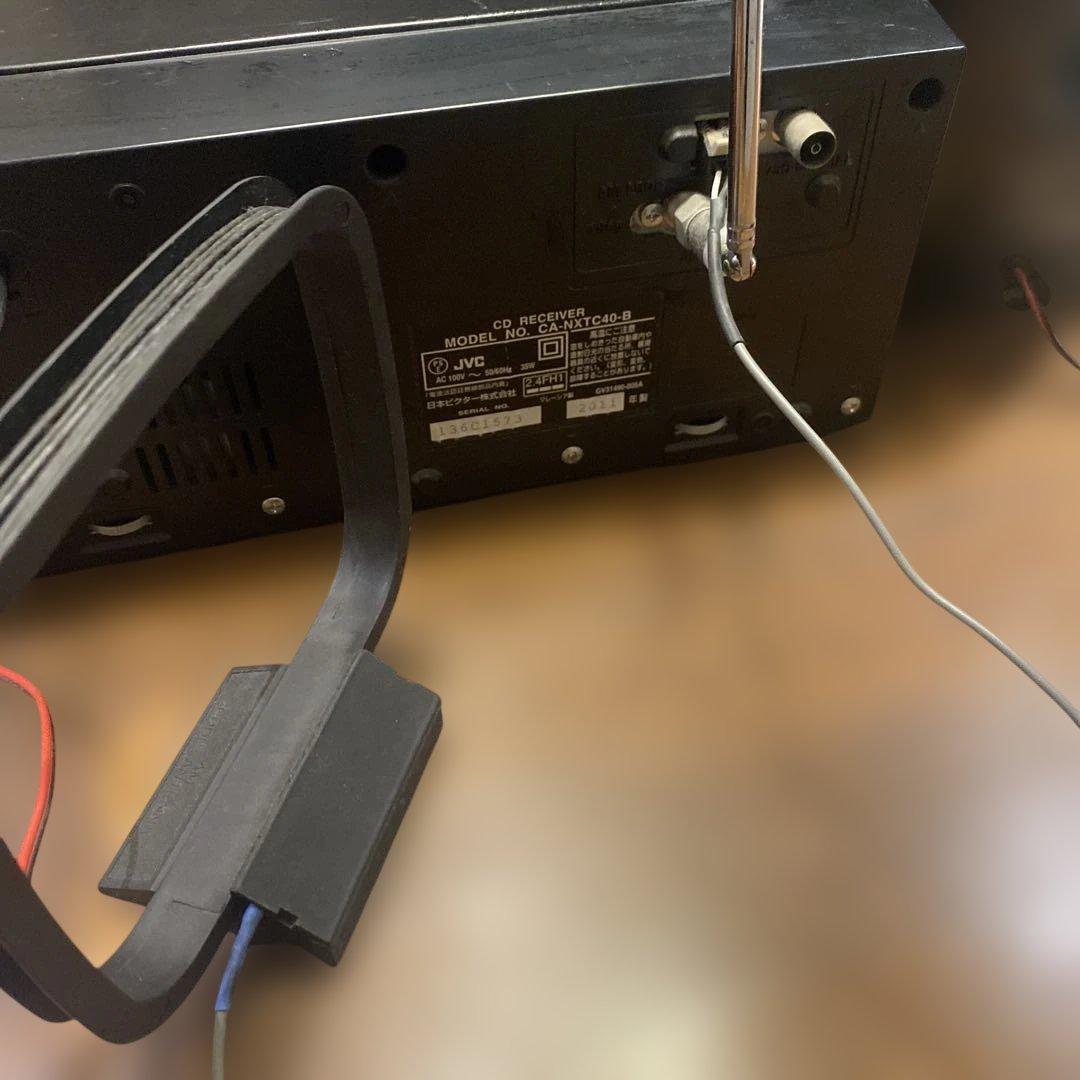 ビクター Victor コンポ CA-NXTC40 Bluetooth ブラック