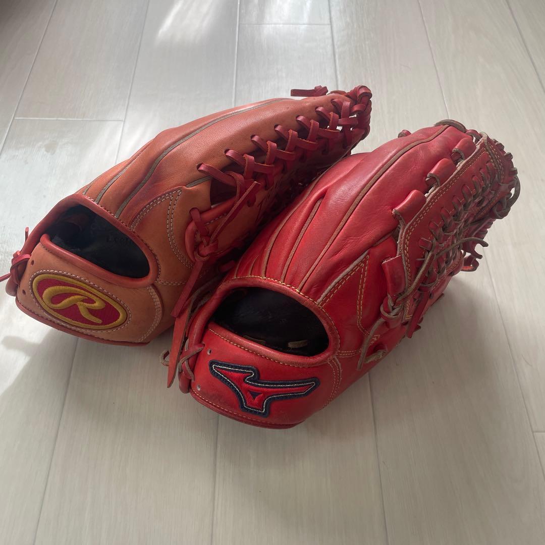 グローブ　軟式用　ミズノ　ローリングス