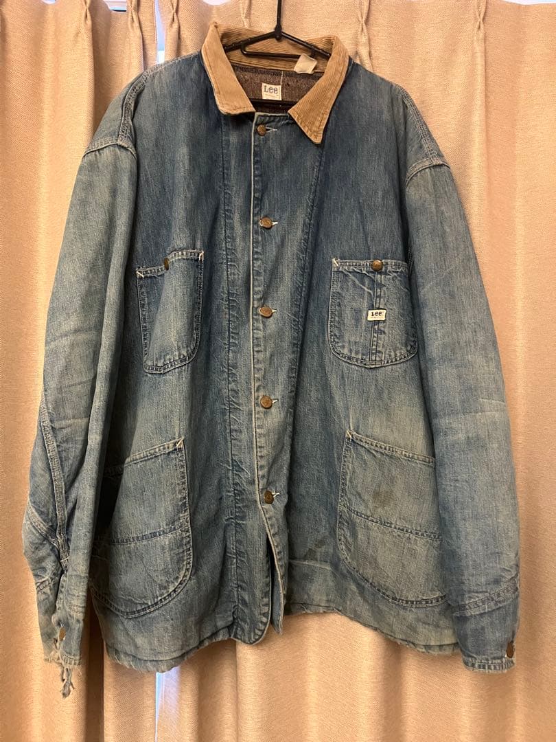 Lee 70s カバーオール ブランケット　襟コーデュロイ　81-LJ