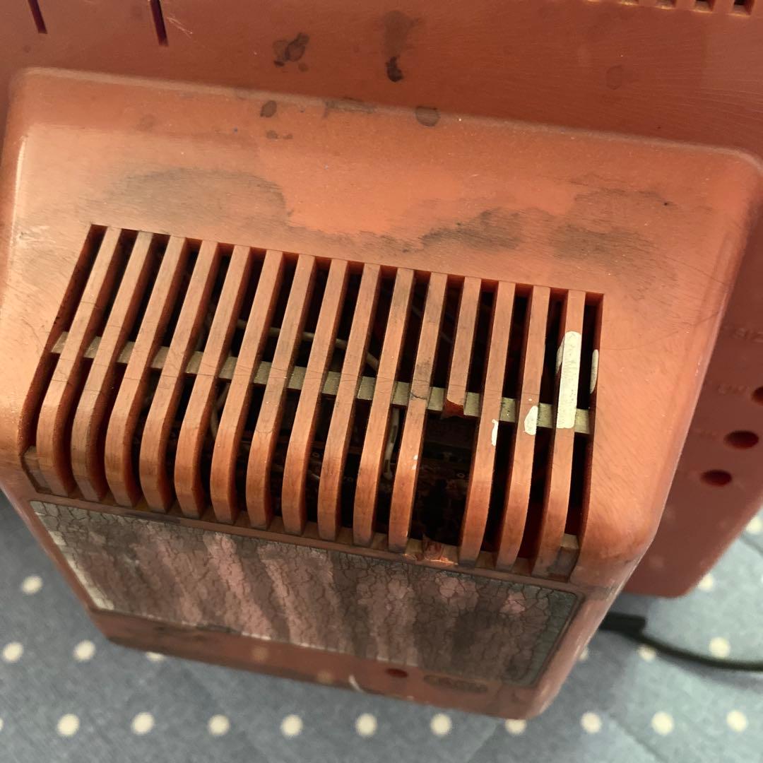 昭和レトロ　小型ブラウン管テレビ 約40cm 赤　レッドSONY KV-1300