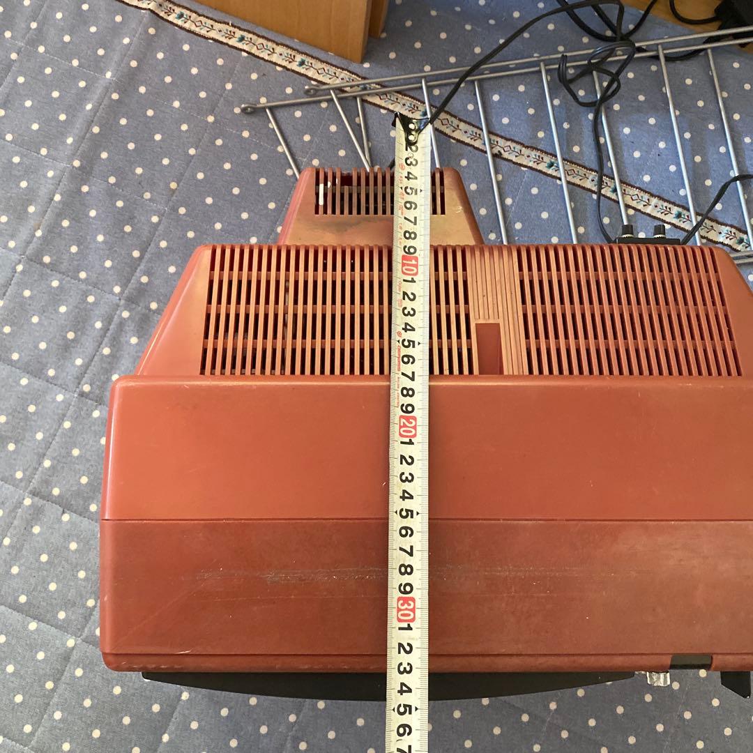昭和レトロ　小型ブラウン管テレビ 約40cm 赤　レッドSONY KV-1300