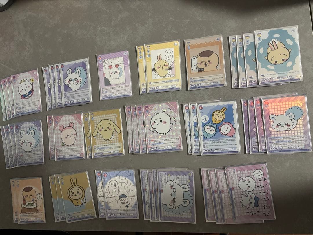 ヴァイスシュヴァルツブラウ　まとめ売り　引退品　ちいかわ　構築済みデッキ3個