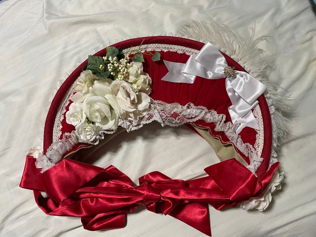 Triple fortune(トリプルフォーチュン) 赤　ボンネット