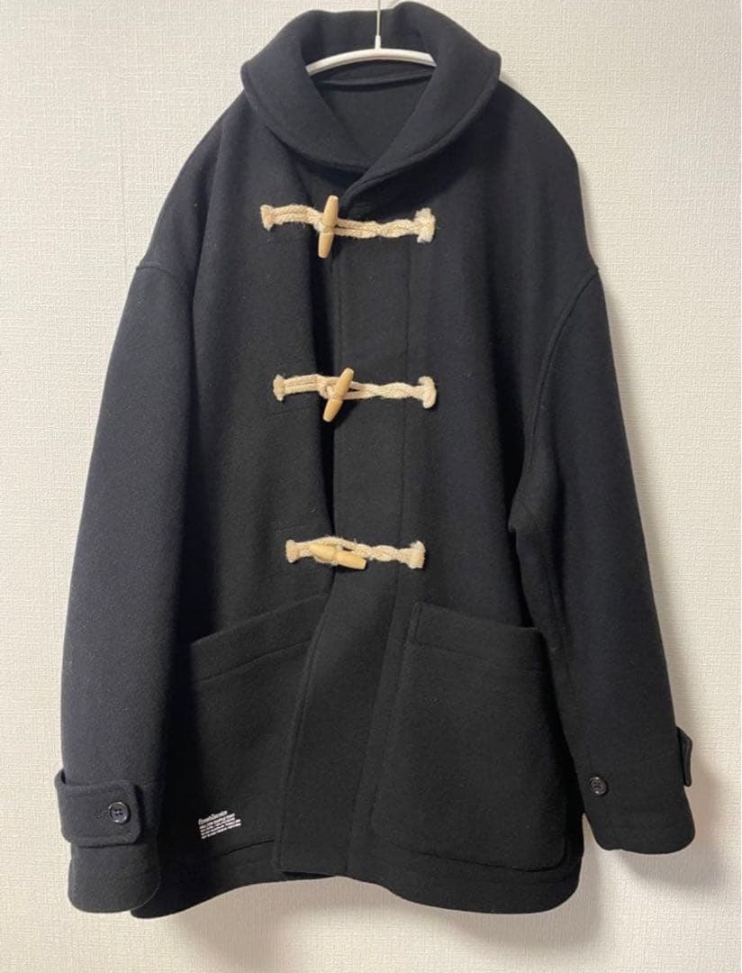 FreshService MELTON DUFFLE COAT L ブラック
