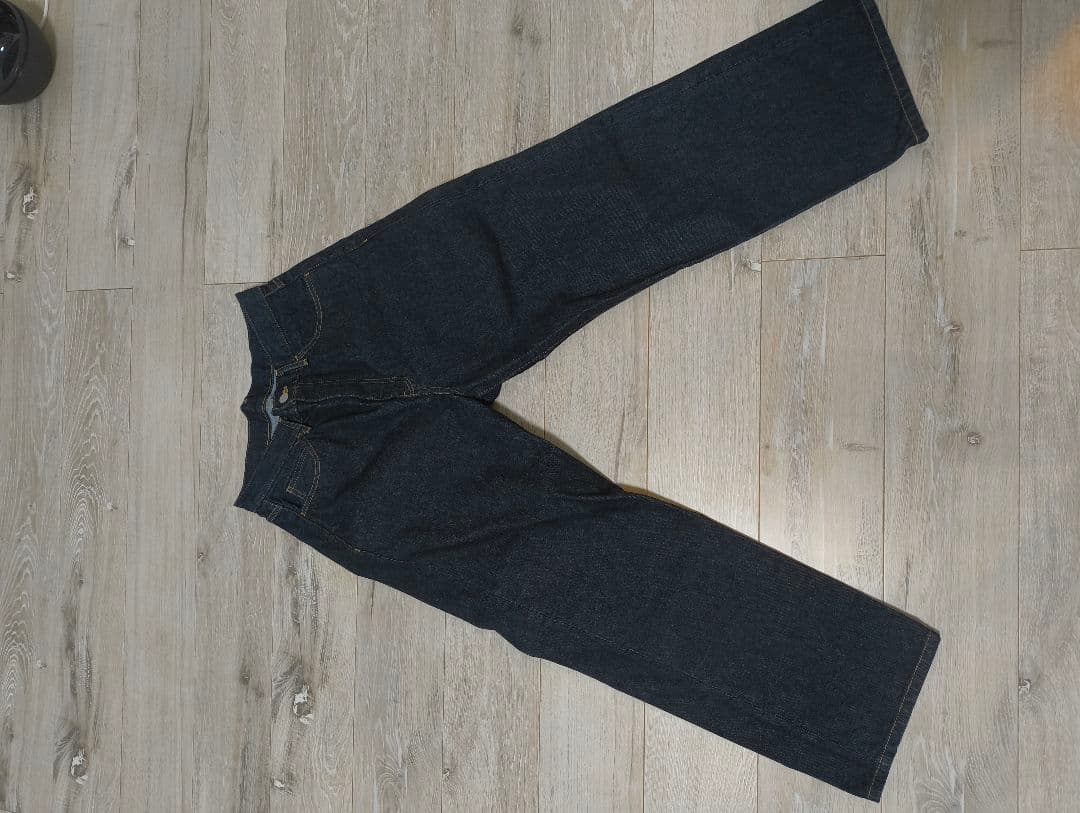 Steven Alan 13.5oz デニムリベット5ポケットバギー テーパード