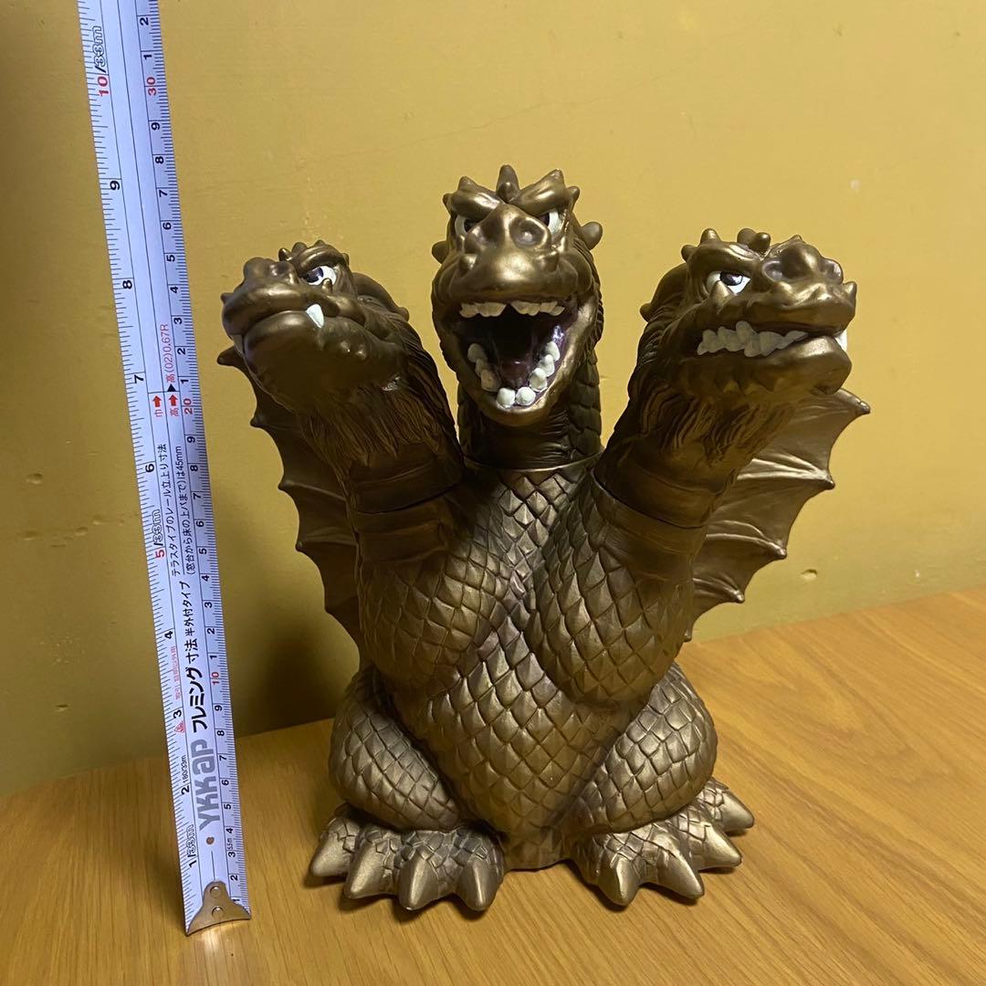 ユニファイブ　宇宙超怪獣 キングギドラ 貯金箱　ソフビ 5451