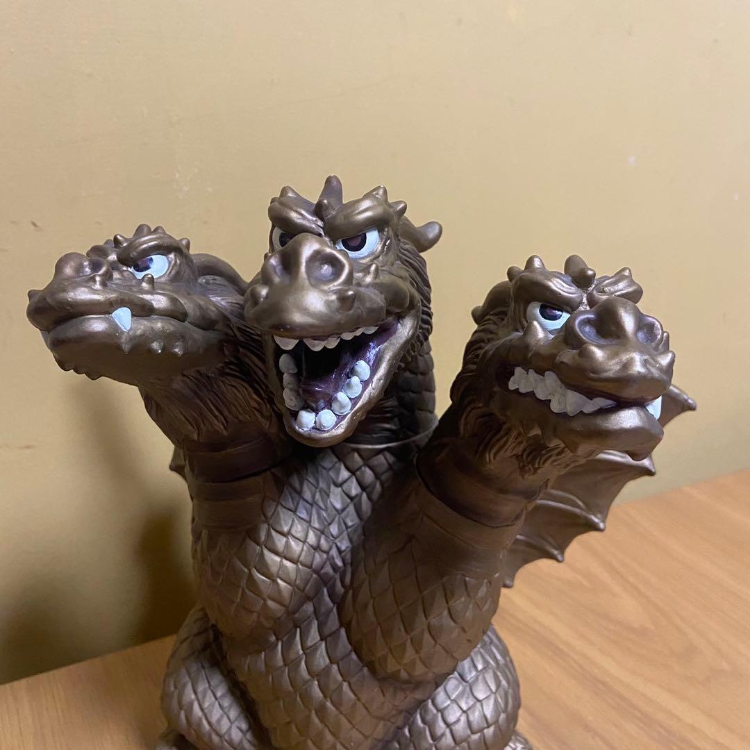 ユニファイブ　宇宙超怪獣 キングギドラ 貯金箱　ソフビ 5451