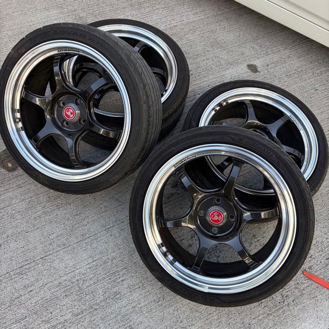 ADVAN RG-D2 17インチ 7.5J＋35 PCD98 ４穴 アバルト