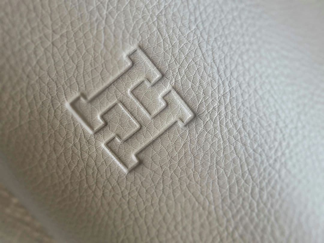 【新品未使用】HIROFU 2WAYバッグ グレー シボ革【希少】