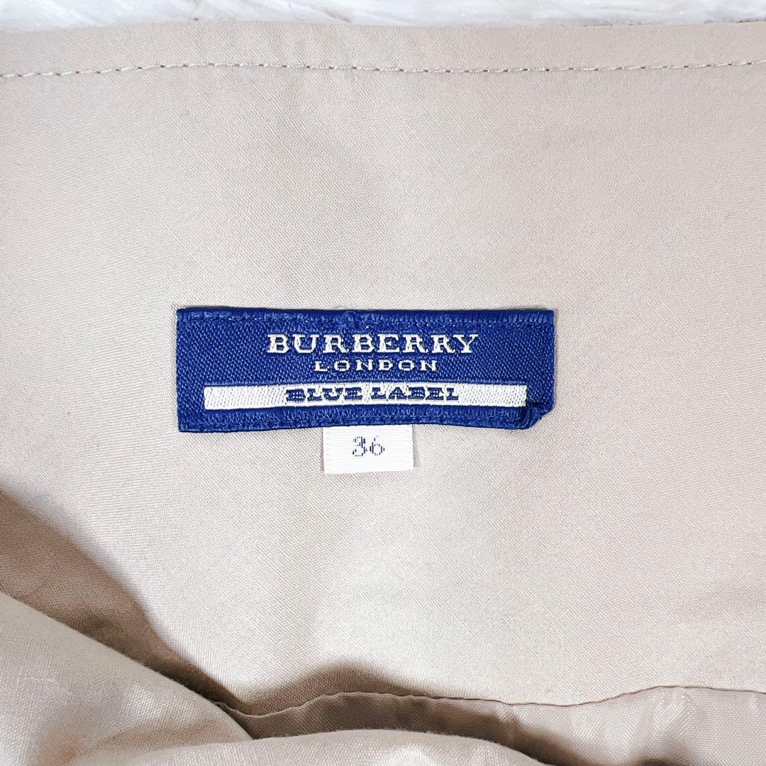 バーバリーブルーレーベル ノバチェック プリーツ ミニスカート 安室奈美恵さん