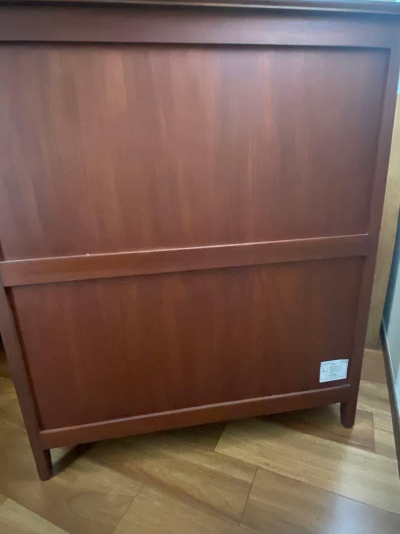 【送料込み】マホガニーのアンティーク調チェスト