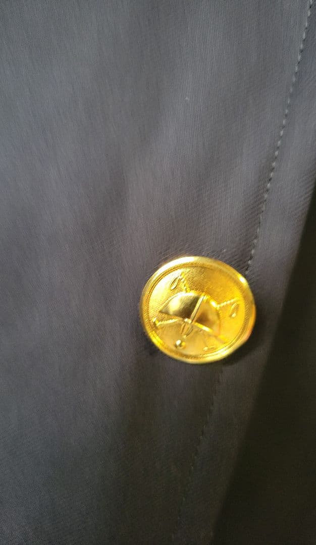 極美品 刺繍ワッペン 光沢 ファインサージ ポロラルフローレン ブレザー