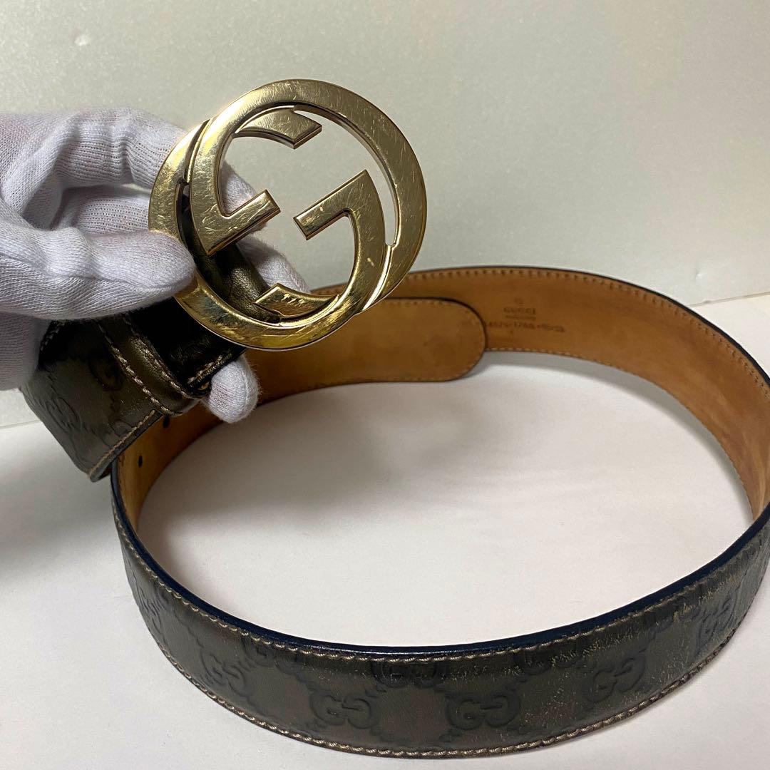 【美品】GUCCI ベルト GG