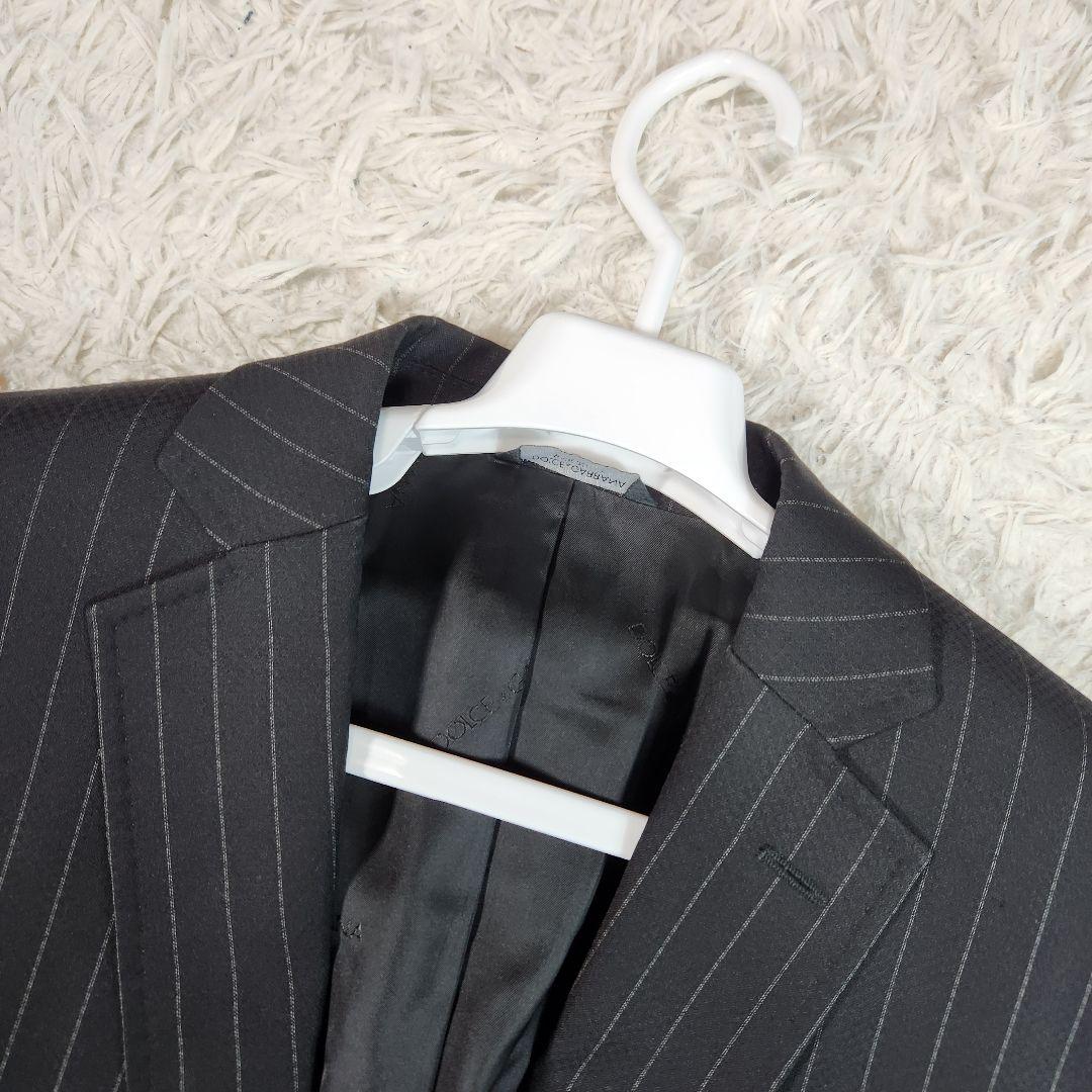 美品 ドルチェ&ガッバーナ セットアップ ストライプ ウール100% M