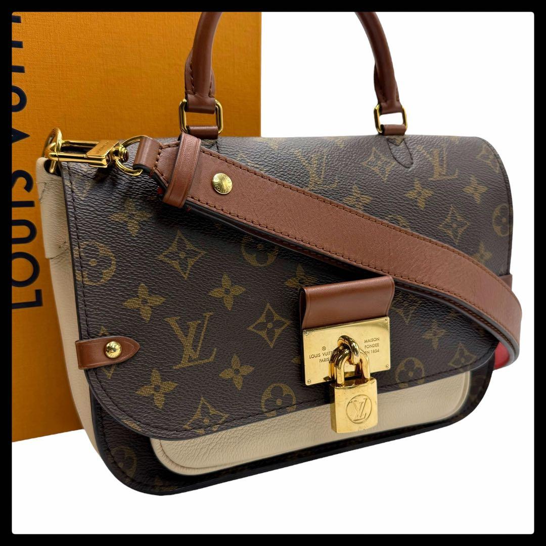 6144 極美品 ルイヴィトン モノグラム ヴォジラール 2wayハンドバッグ