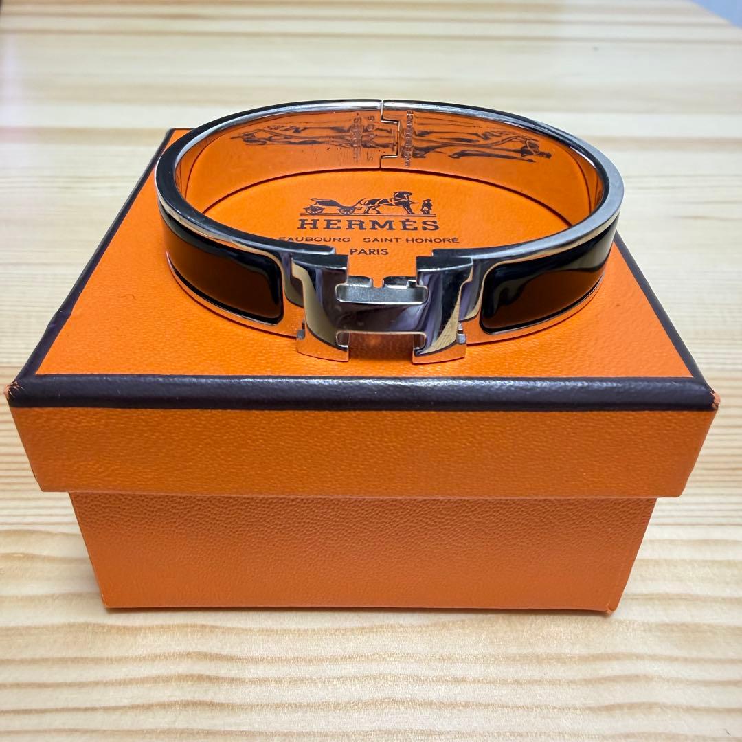 激安❣️Hermesエナメルブレスレット 《クリックH》
