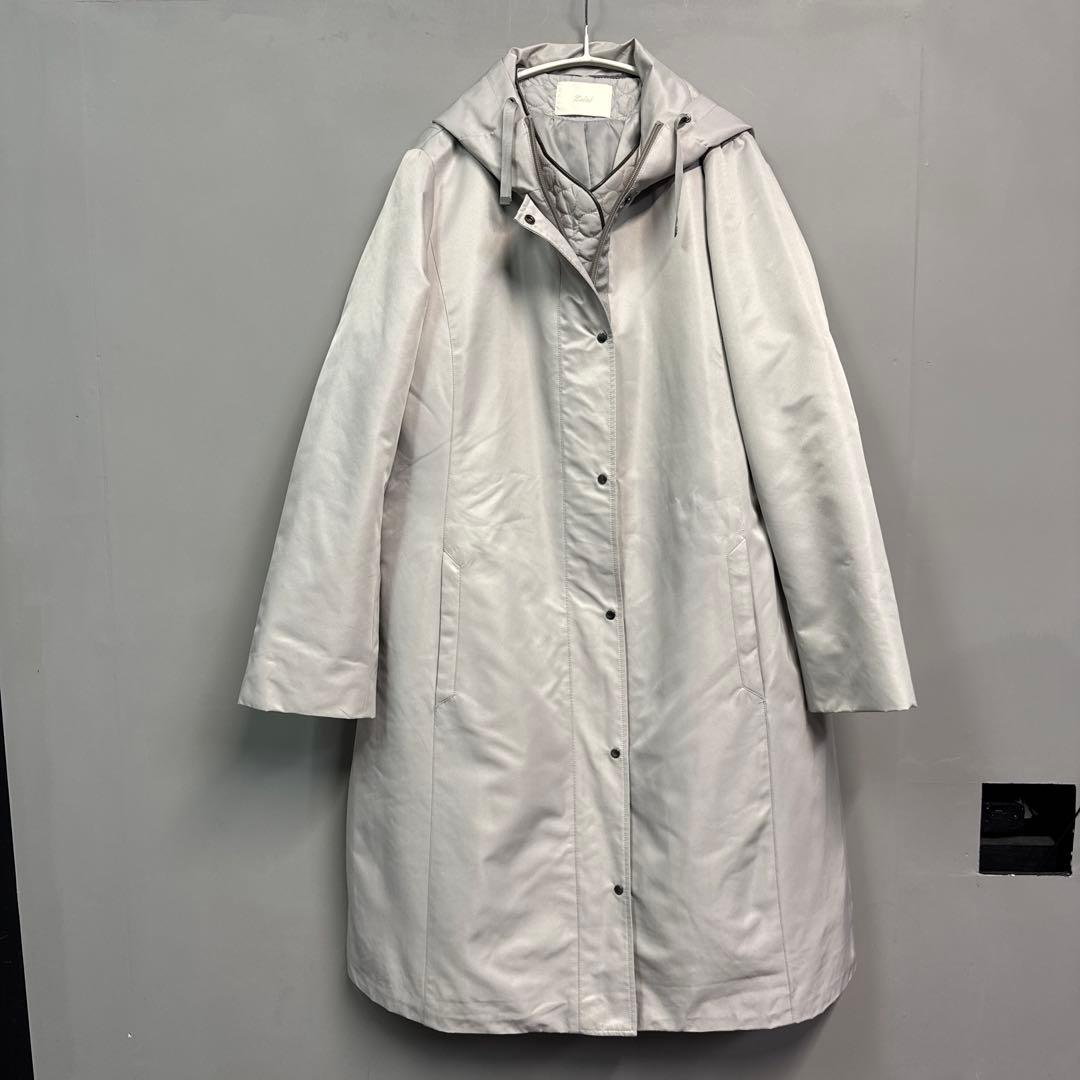 Zelal モッズコート　トレンチコート　キルティングジャケット　13 グレー