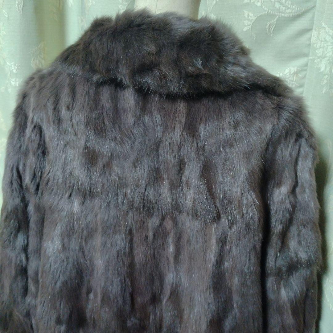美品✩アルティマ✩リバーシブル✩柔らかいブラウン系✩ファーコート✩ロシアンリス