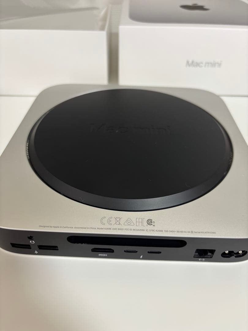 Mac mini(m2+16gb+512gb) satechiハブ付き