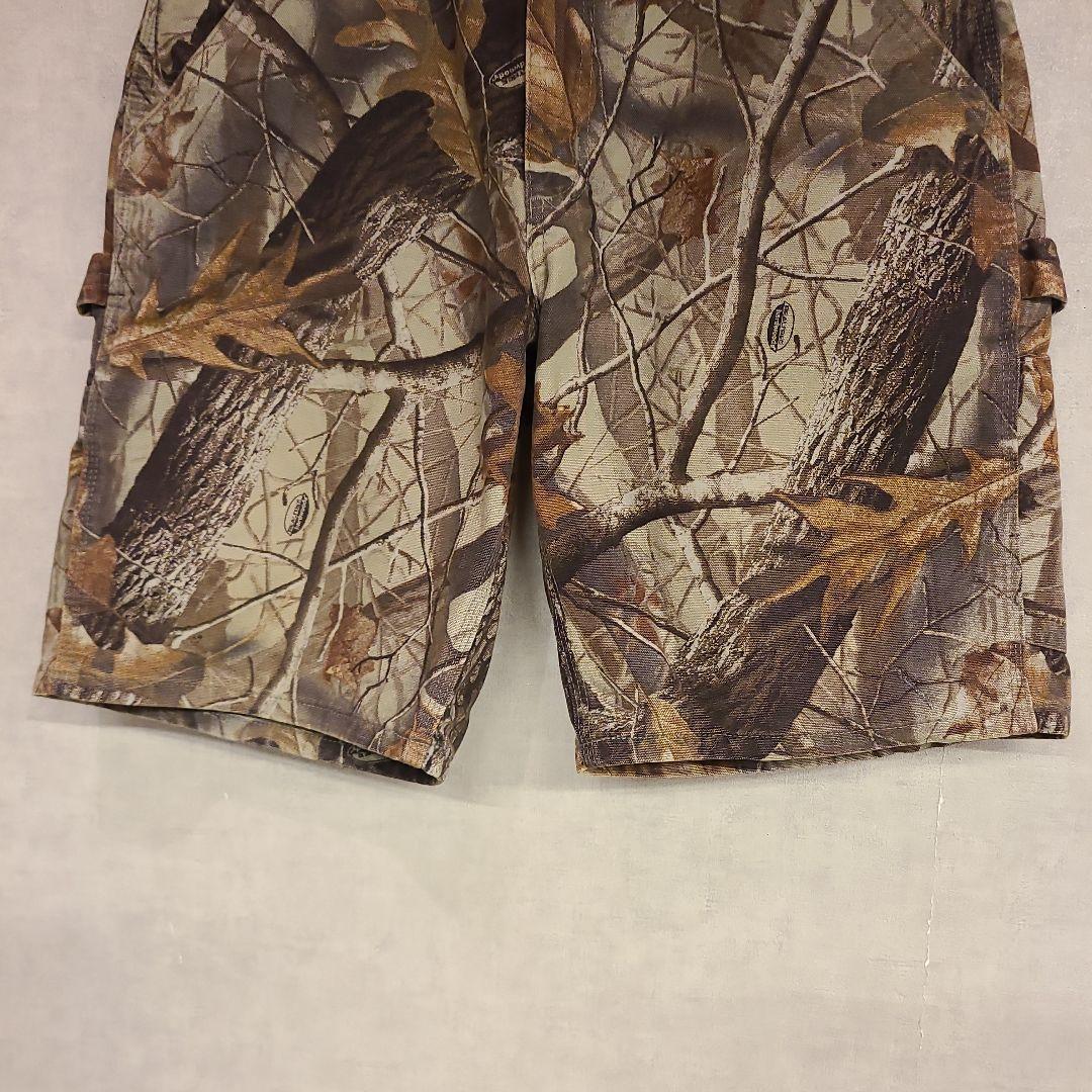 希少！2007年11月生産　カーハート　カーペンターショーツ　リアルツリーカモ