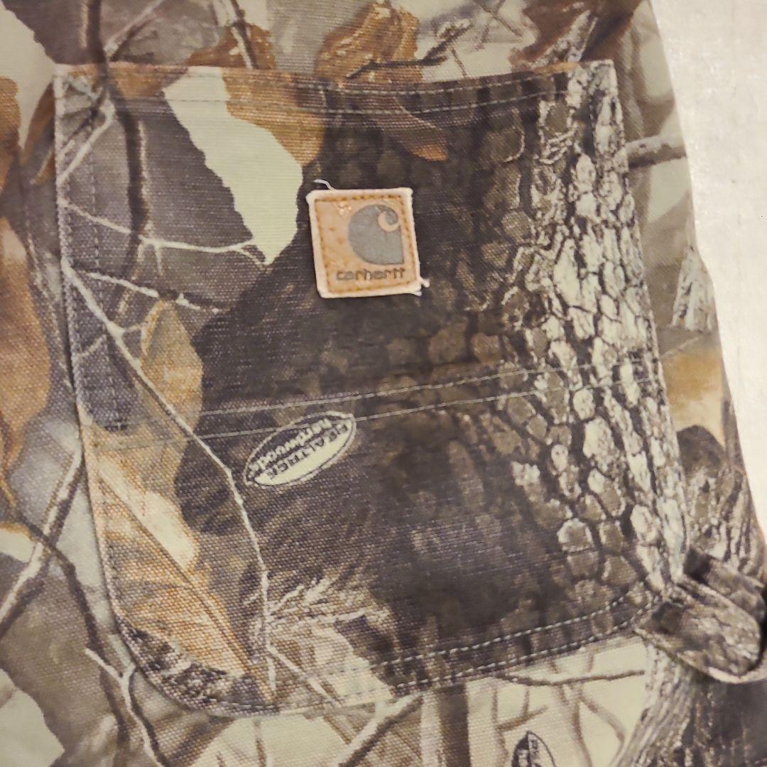 希少！2007年11月生産　カーハート　カーペンターショーツ　リアルツリーカモ