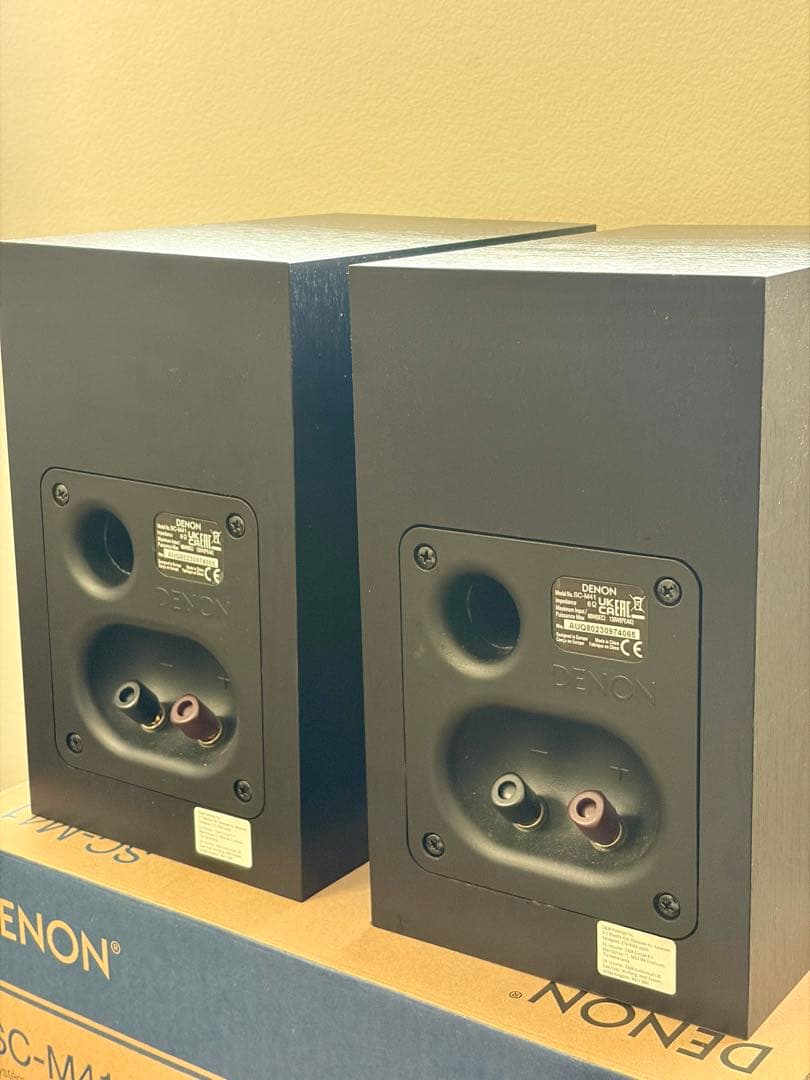 DENON SC-M41 ペアスピーカー　ブラック　元箱付
