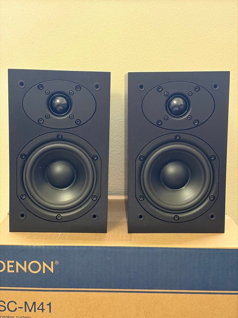 DENON SC-M41 ペアスピーカー　ブラック　元箱付