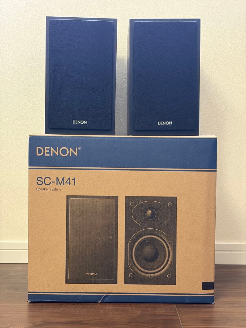 DENON SC-M41 ペアスピーカー　ブラック　元箱付