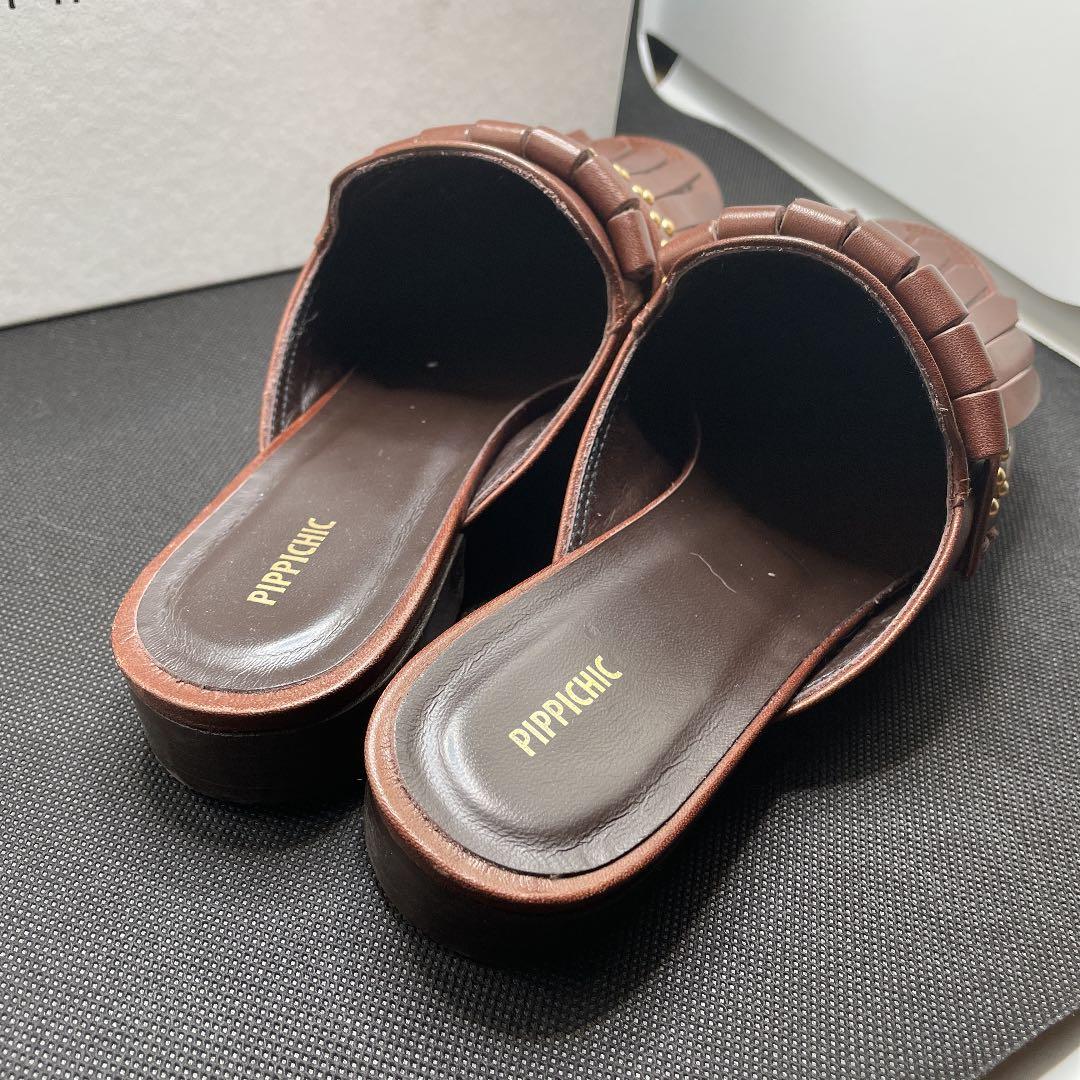 PIPPICHIC ピッピシック キルトスタッズミュール