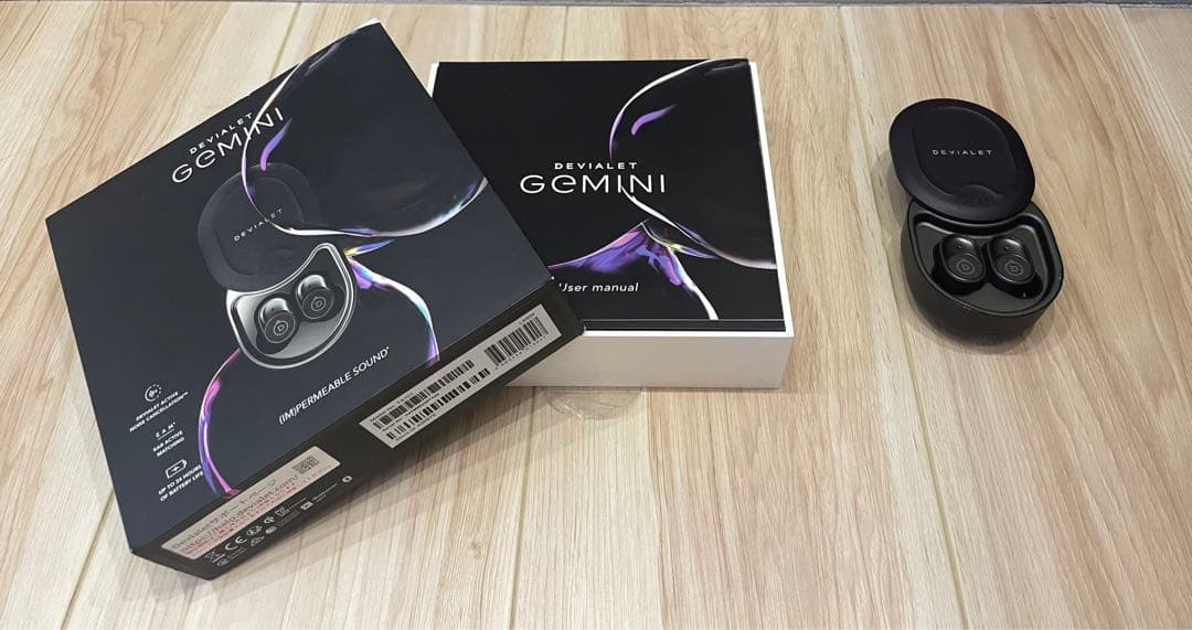 デビアレワイヤレスイヤホン　DEVIALET LX608 BLACK美品