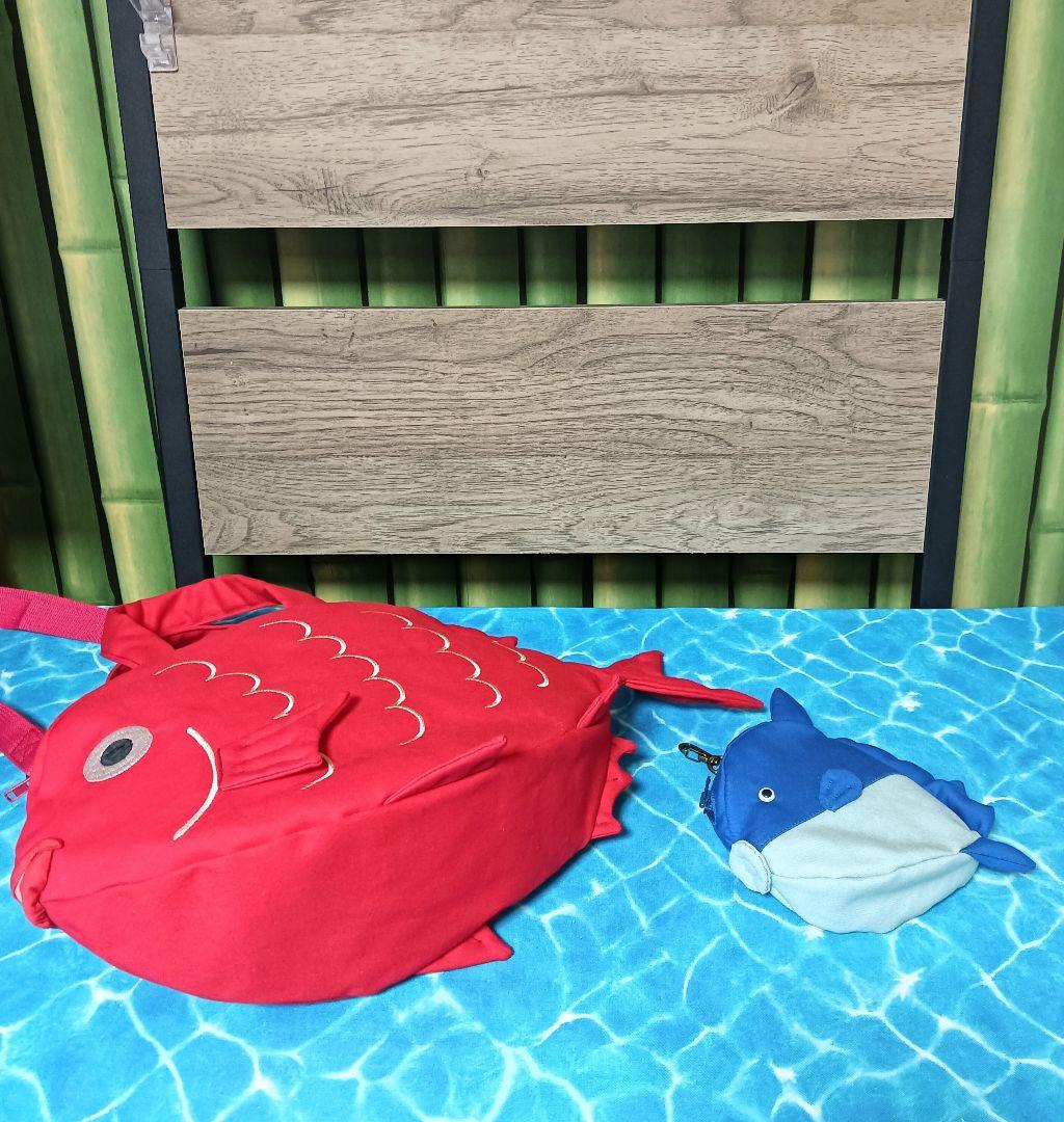 あいこです　金目鯛ショルダーバッグ　マンボウポーチ　ペンギン親子