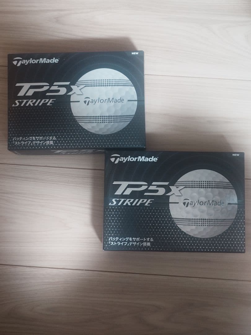 新品 TaylorMade テーラーメイドTP5xストライプゴルフボール2ダース