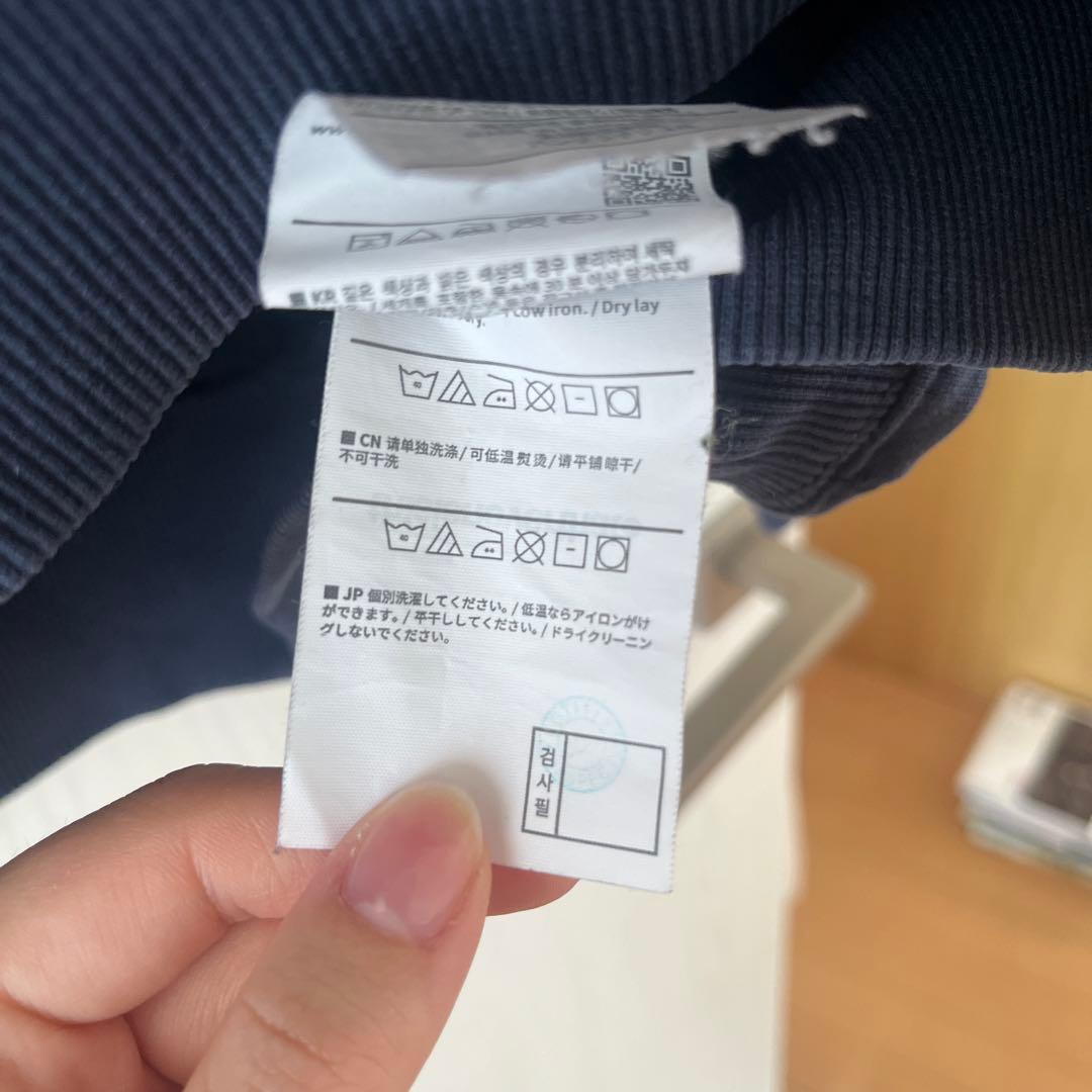 thisisneverthat® ネイビー スウェット S ネバザ