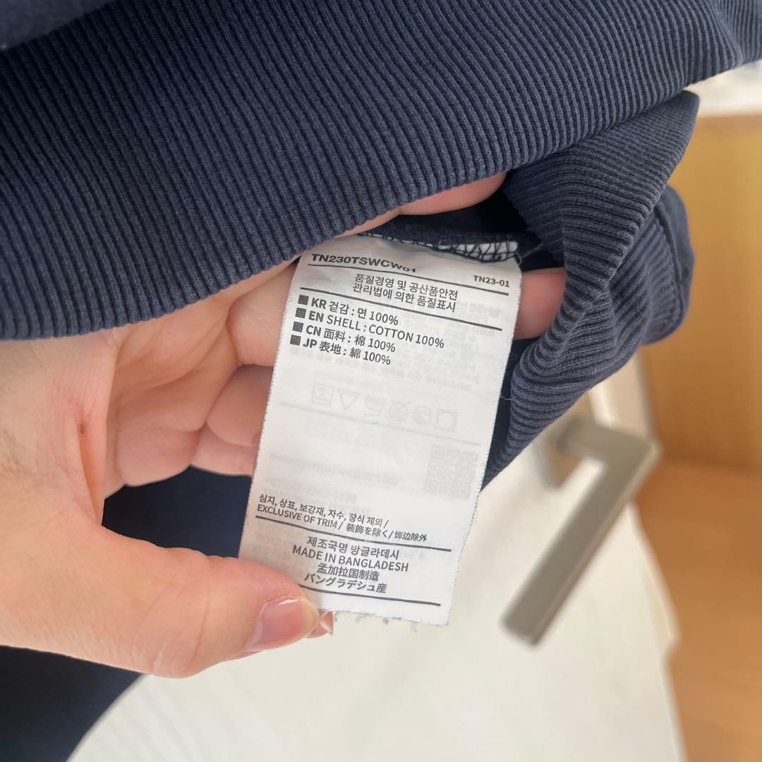 thisisneverthat® ネイビー スウェット S ネバザ