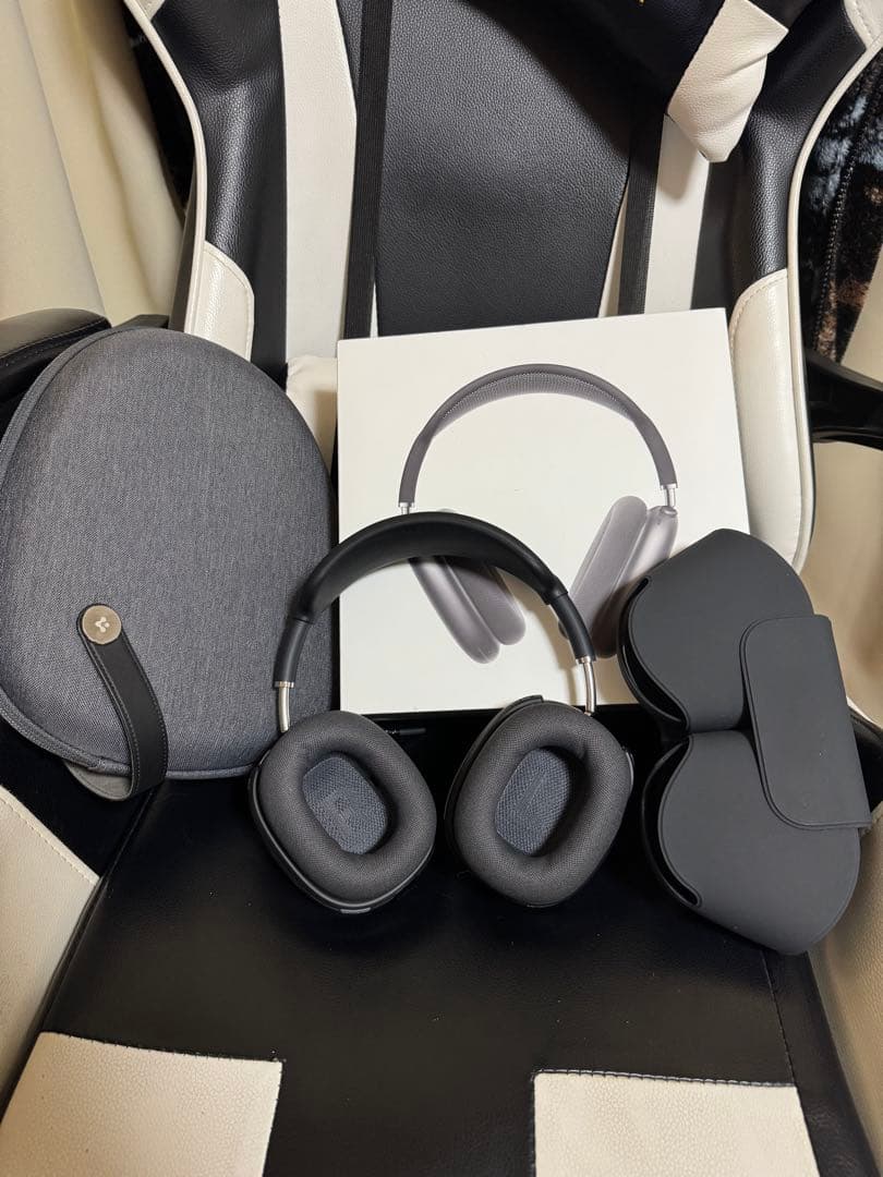 超美品/AirPodsMax/スペースグレイ/アクセサリーセット