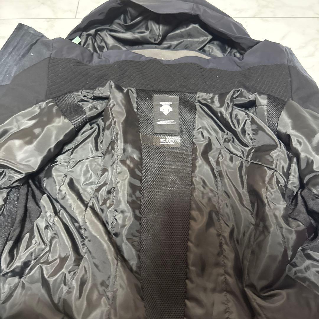 DESCENTE スキーウェア フード付き 黒 JAPAN