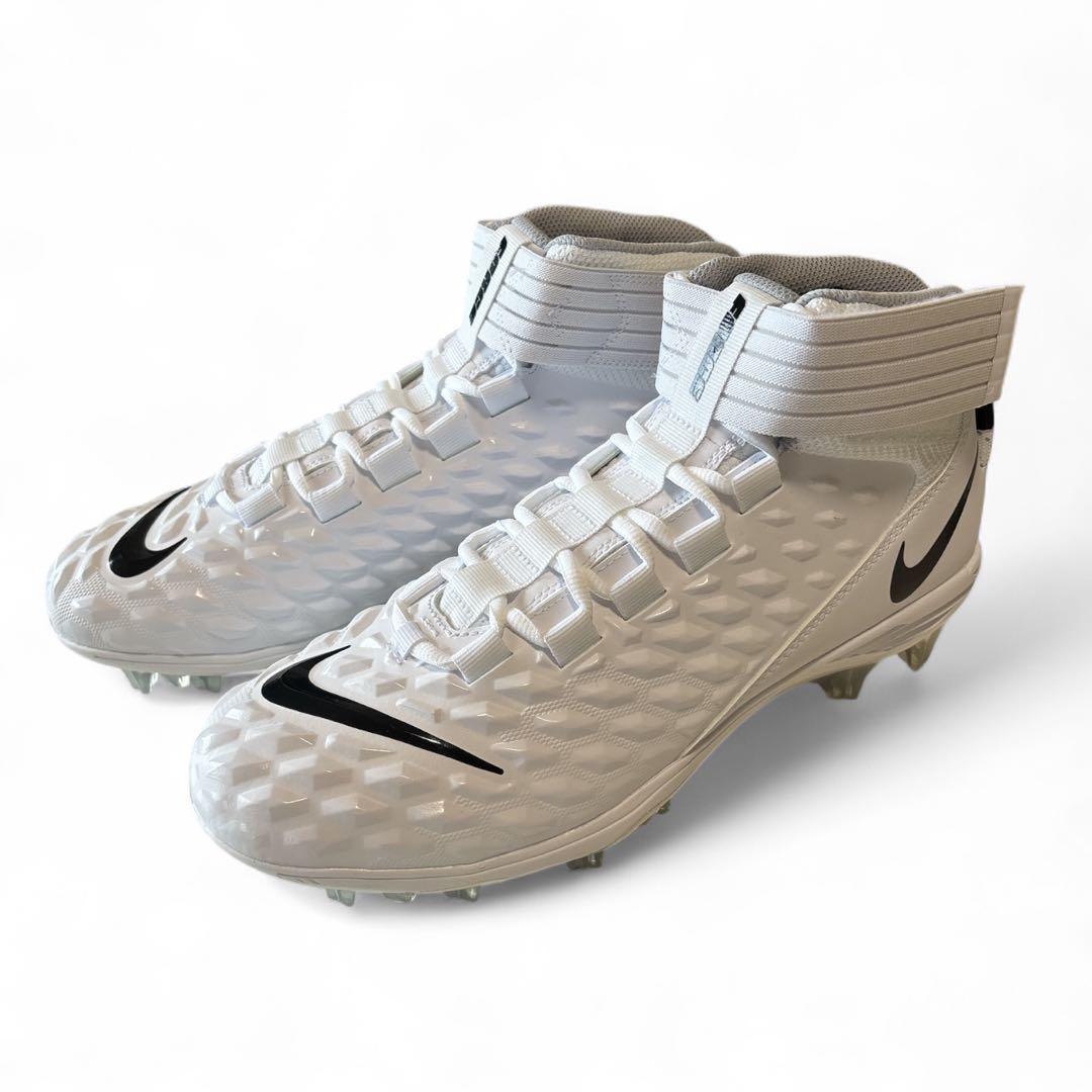 Nike アメリカンフットボール スパイク ホワイト　28㎝