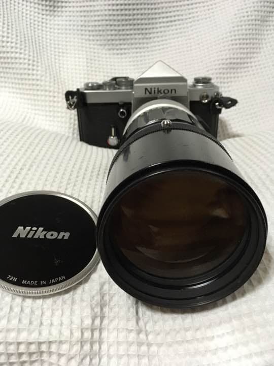 Nikon F2 アイレベル カメラ＋300mm 1:4.5 単焦点レンズ