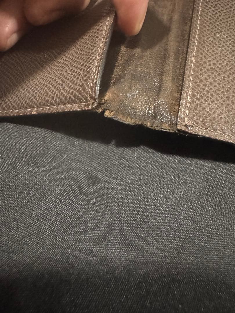 HERMES エルメス ブラウン レザー 名刺入れ カードケース