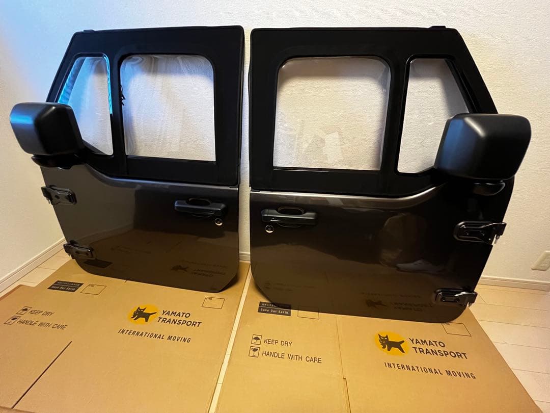 【超激レア】JLラングラー Jeep純正ハーフドアキット＆ストレージバッグ